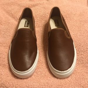 Keds Double Decker Leather Slip-On